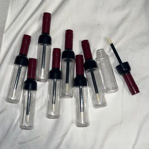 Small wine lipgloss bottles empty